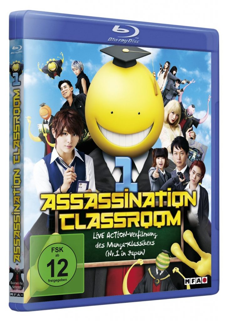 assassination classroom 1 blu-ray