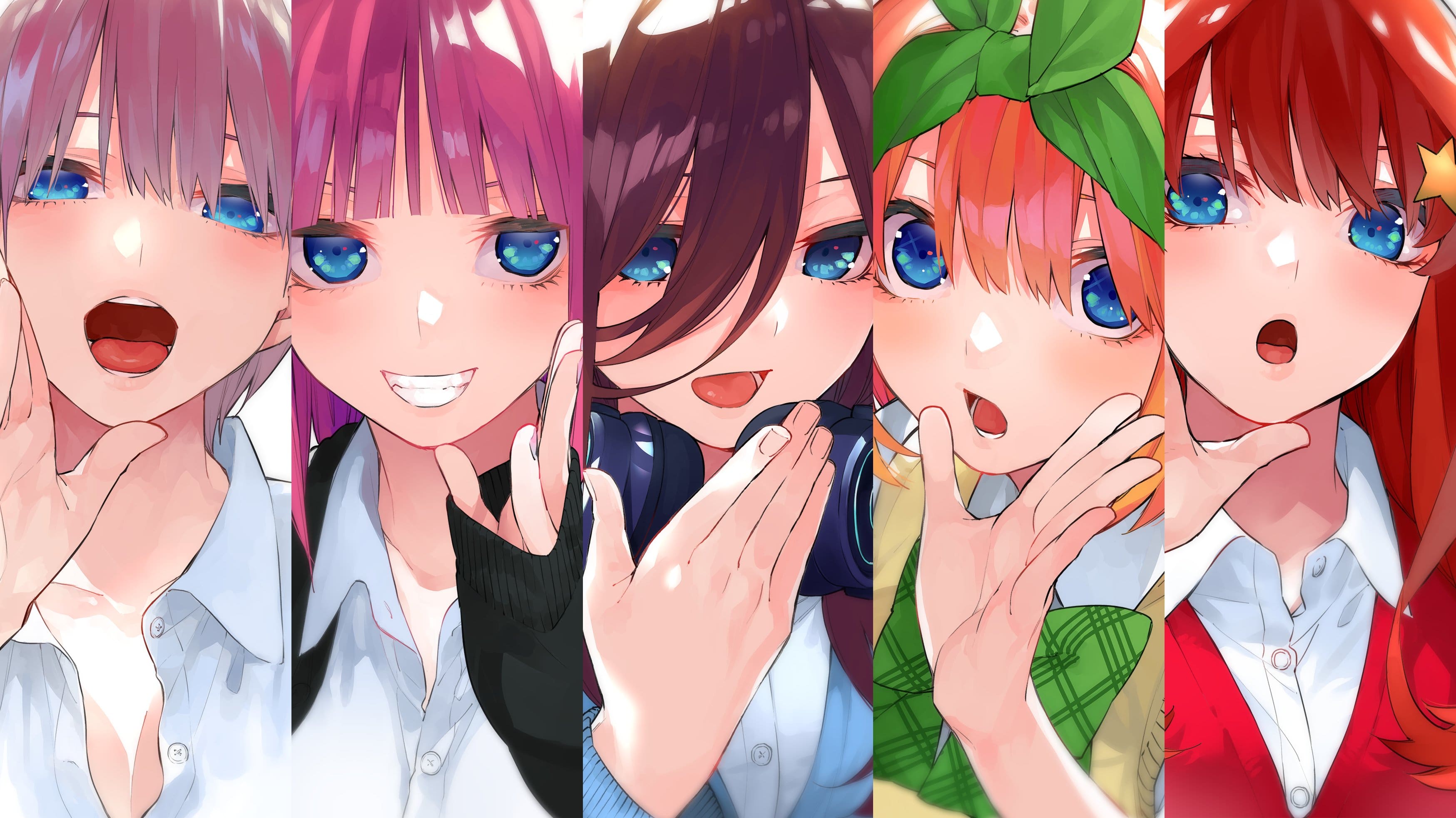 Пять невест. Пять невест / 5-TOUBUN no Hanayome. Go TOUBUN no Hanayome 2 сезон. The quintessential Quintuplets аниме. Пять невест аниме 2 сезон.