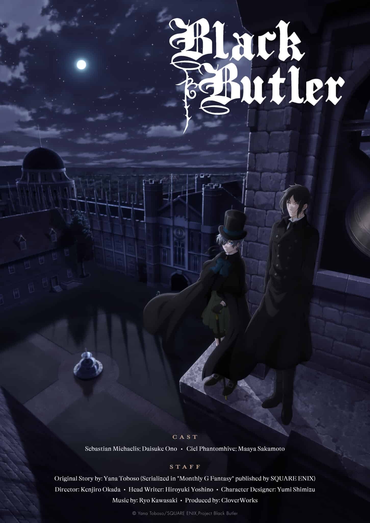 Black Butler Anime erhält neue Staffel + Simulcast